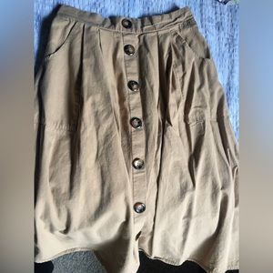 High waisted MIDI Skirt